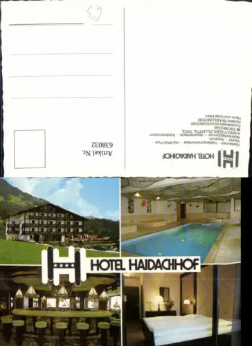 638032,Mehrbild Ak Fügen i. Zillertal Hotel Haidachhof