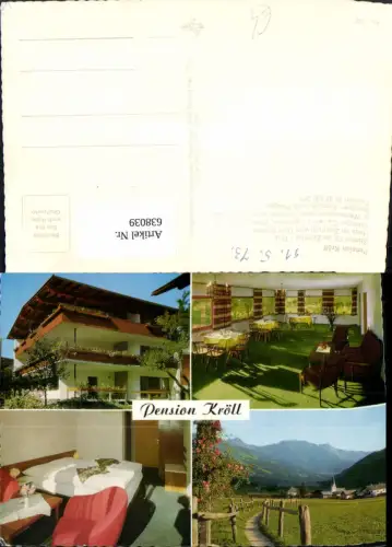 638039,Mehrbild Ak Stumm Zillertal Pension Kröll