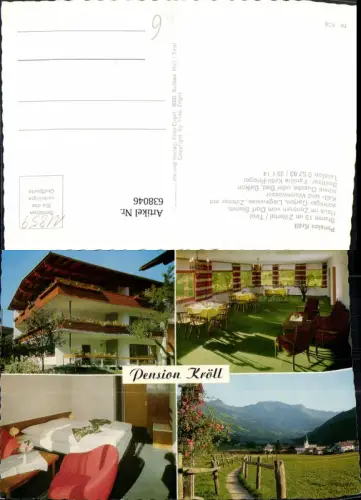 638046,Mehrbild Ak Stumm i. Zillertal Pension Kröll