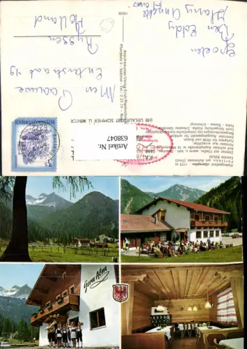 638047,Mehrbild Ak Pertisau a. Achensee Alpengasthof Gernalm Eben am Achense