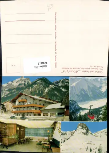 638117,Mehrbild Ak Eben am Achensee Maurach a. Achensee Gasthof Pension Hanslwirt