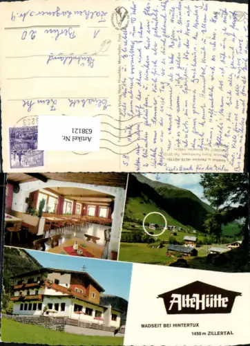 638121,Mehrbild Ak Madseit b. Hintertux Tux Gasthof Pension Alte Hütte