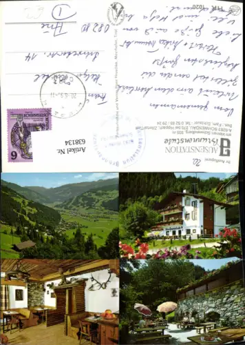 638134,Mehrbild Ak Schwendau Hippach Zillertal Jausenstation Brunnenstube