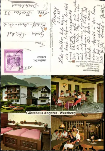 638147,Mehrbild Ak Weerberg Gästehaus Angerer