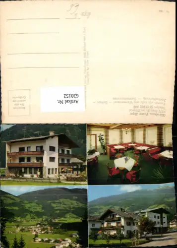 638152,Mehrbild Ak Ried i. Zillertal Gästehaus Franz Jäger