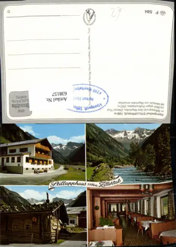 638157,Mehrbild Ak Alpengasthof Stillupphaus Stilluppgrund Mayrhofen Zillertal