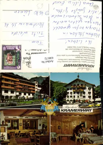 638172,Mehrbild Ak Mayrhofen Alpenhotel Kramerwirt