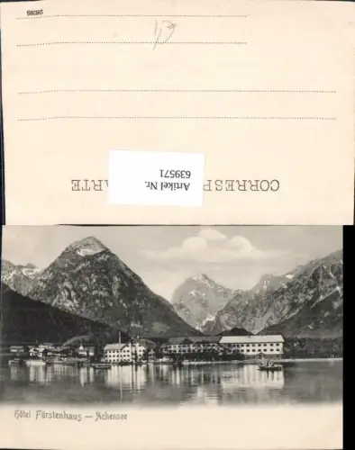 639571,Hotel Fürstenhaus Achensee Ruderboot Pertisau Eben a. Achensee