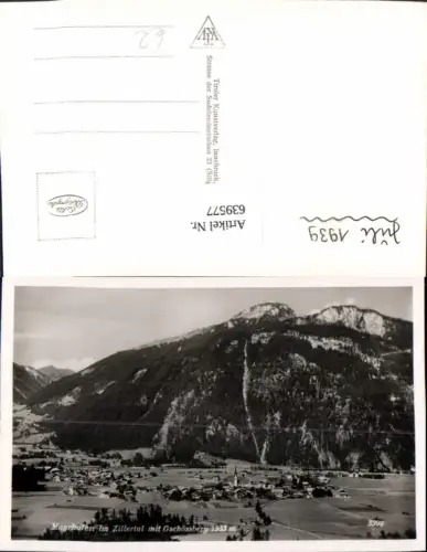 639577,Foto Ak Mayrhofen i. Zillertal m. Gschössberg