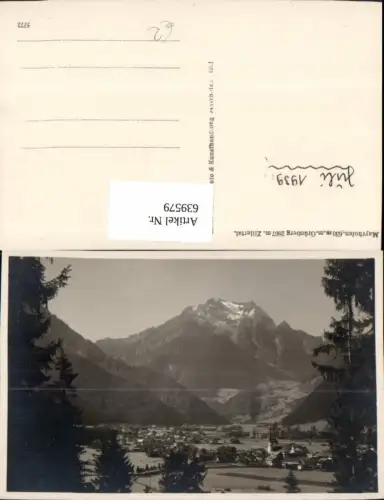 639579,Foto Ak Mayrhofen m. Grünbert Zillertal