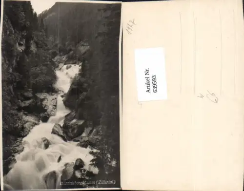 639593,Foto Ak Dornaubergklamm Zillertal Mayrhofen