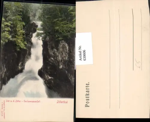 639606,Zell a. Ziller Gerloswasserfall Zillertal Wasserfall