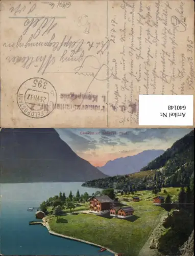 640148,seltene AK Gaisalpe am Achensee Pertisau WK 1 Feldpost 395 b Pionier Bat. 2