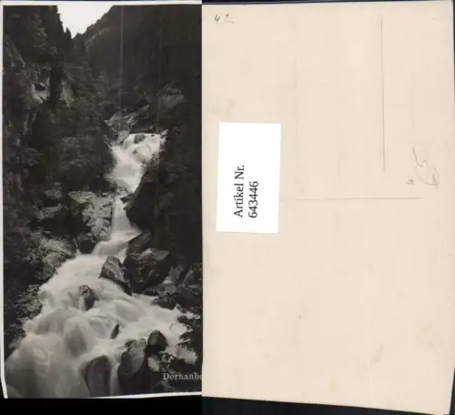 643446,Foto Ak Dornaubergklamm b. Mayrhofen