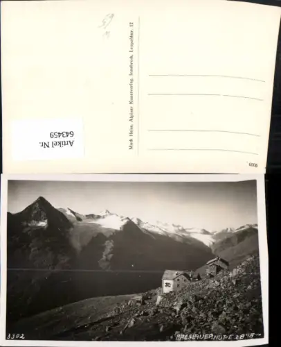 643459,Foto Ak Breslauerhütte Breslauer Hütte Vent Sölden