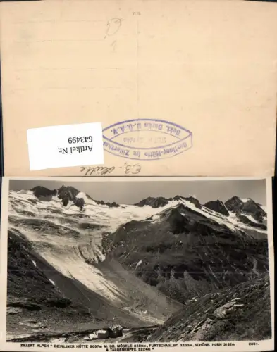 643499,Berliner Hütte Gletscher Gr. Mösele Mayrhofen Zillertal