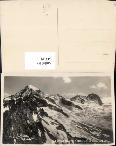 643519,Foto Ak Gr. Löffler Kl. Löffler u. Floitenspitze Ginzling Dornauberg-Ginzling