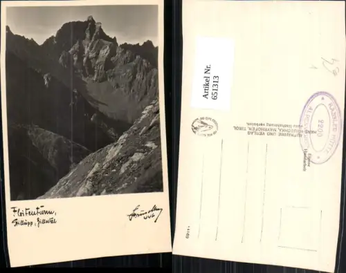 651313,Foto Ak Floitenturm Stillupp Zillertal Mayrhofen pub Hans Hruschka 446