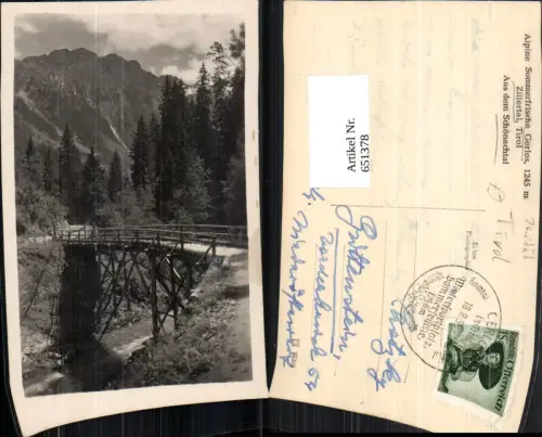651378,Foto Ak Gerlos Zillertal Schönachtal