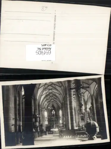 651405,Foto Ak Schwaz Kirche Inneres