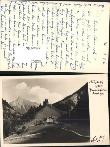 652301,Foto-AK Kitzkopf Brandbergkolm Brandberg Mayrhofen pub Hans Hruschka 89