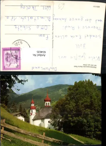 654635,Zell am Ziller Wallfahrtskirche Maria Rast Zillertal