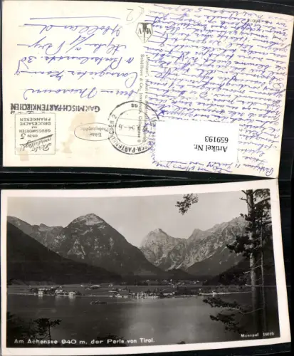 659193,Foto Ak Am Achensee Pertisau Eben am Achensee