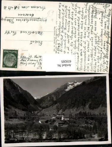 659205,Foto Ak Ginzling Zillertal Mayerhofen