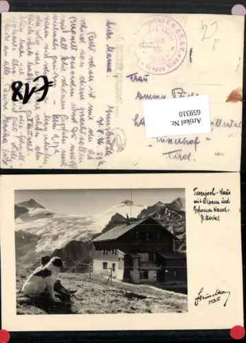659310,Foto Ak Hintertux Tux Tuxerjochhaus m. Olperer pub Hruschka 1135