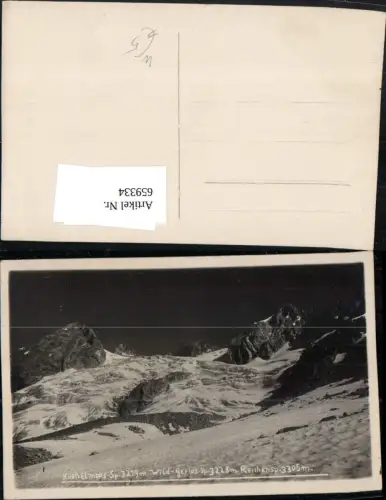659334,Foto Ak Gerlos Kochelmoosspitze Wildgerlosspitze Reichenspitze