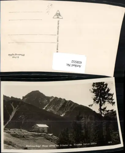 659552,Foto Ak Brandberg Steinerkogl Haus Zillertal m Tristenspitze