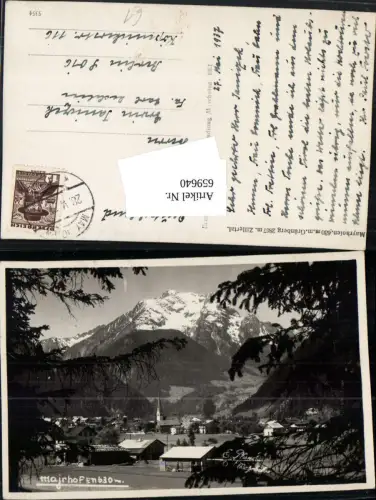 659640,Foto Ak Mayrhofen m. Grünberg Zillertal