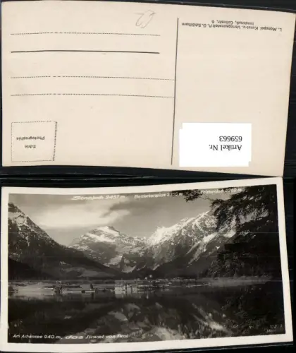 659663,Foto Ak Am Achensee Pertisau Eben a. Achensee
