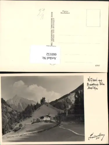 660152,Foto Ak Kitzkopf geg. Brandberg-Kolm Mayrhofen pub Hans Hruschka 341