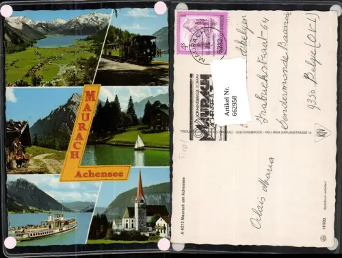 662958,Mehrbild Ak Maurach Eben am Achensee Dampflok Schiff Dampfer