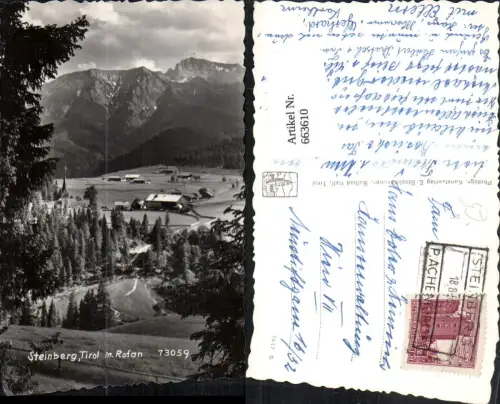 663610,Steinberg am Rofan m. Rofan
