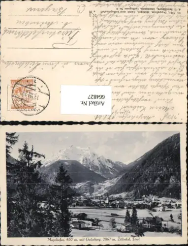 664827,Mayrhofen mit Grünberg Zillertal