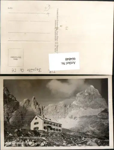 664848,Foto Ak Lamsenjochhütte Schwaz