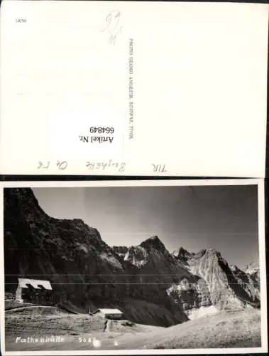 664849,Foto Ak Falkenhütte Hinterriß Vomp pub Georg Angerer 5056