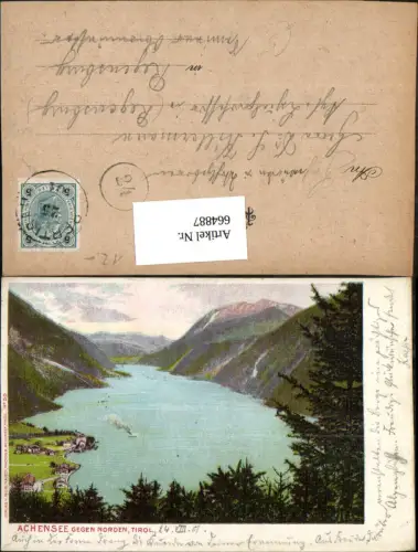664887,Achensee geg. Norden Eben a. Achensee Pertisau