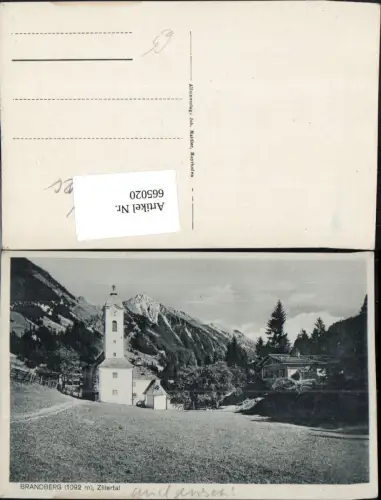 665020,Brandberg i. Zillertal Kirche