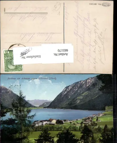 665170,Pertisau Eben a. Achensee geg. Zillertal pub Robert Warger 357/1911