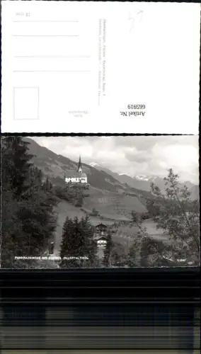 665919,Foto Ak Pankrazkirche b. Uderns Zillertal