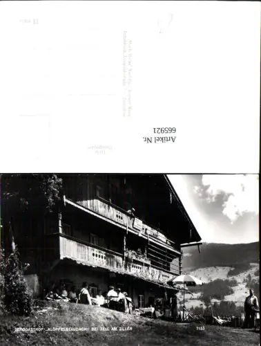665921,Foto Ak Zell a. Ziller Berggasthof Klöpfelstaudach