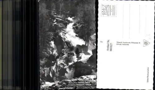 665927,Foto Ak Tux Hintertux Schrauben-Wasserfall Zillertal