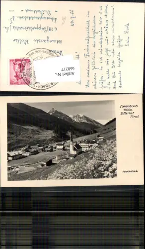 668217,Tux Lanersbach Zillertal Ansicht m. Kirche