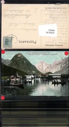 668352,Hotel Fürstenhaus Blick i. d. Pertisau Eben a. Achensee Tristenjoch Sonnenjoch Rudern