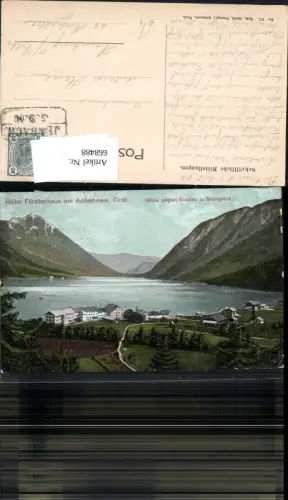 668488,Pertisau Eben a. Achensee Hotel Fürstenhaus Blick geg. Buchau u. Seespitze