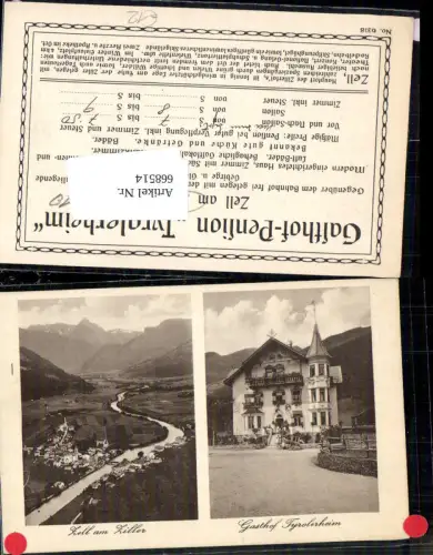 668514,Mehrbild Ak Zell a. Ziller Gasthof Tyrolerheim