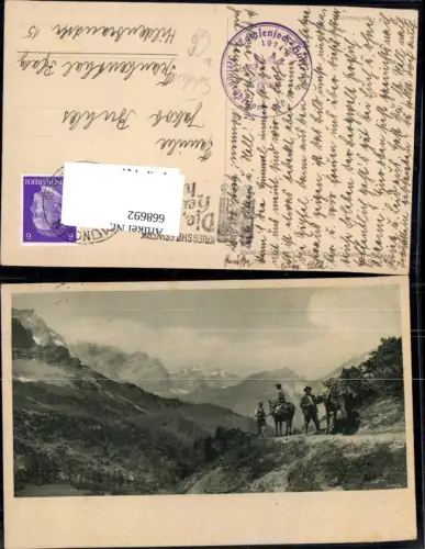 668692,Vomp Schwaz Westl. Lamsenjoch Lalidererwände Pferde Reiten Vomperberg